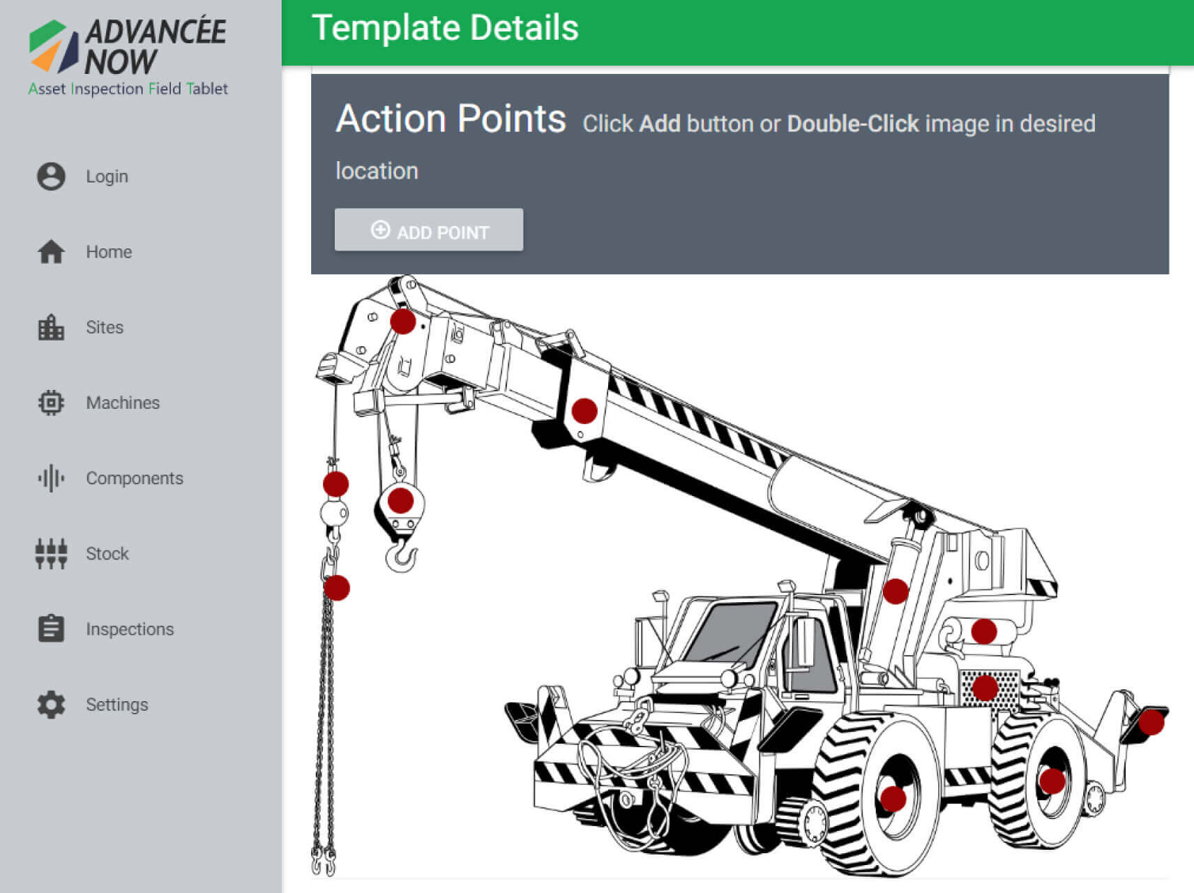 AIFT Template Details screen