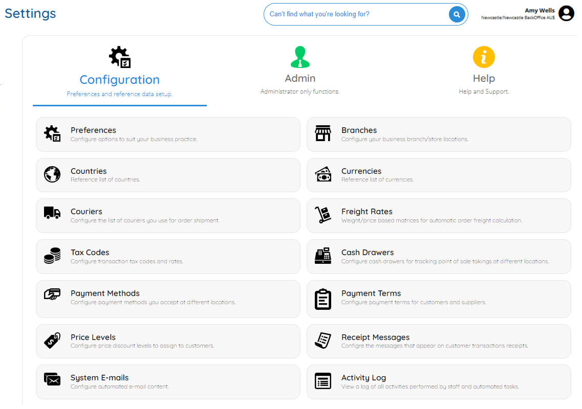 Xpect Settings Configuration